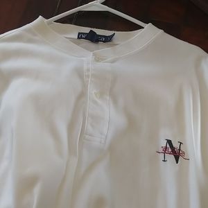 Nautica short sleeve white shirt
